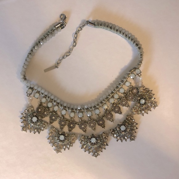 Mythologie Jewelry Mythologie Statement Artisan Necklace Blue